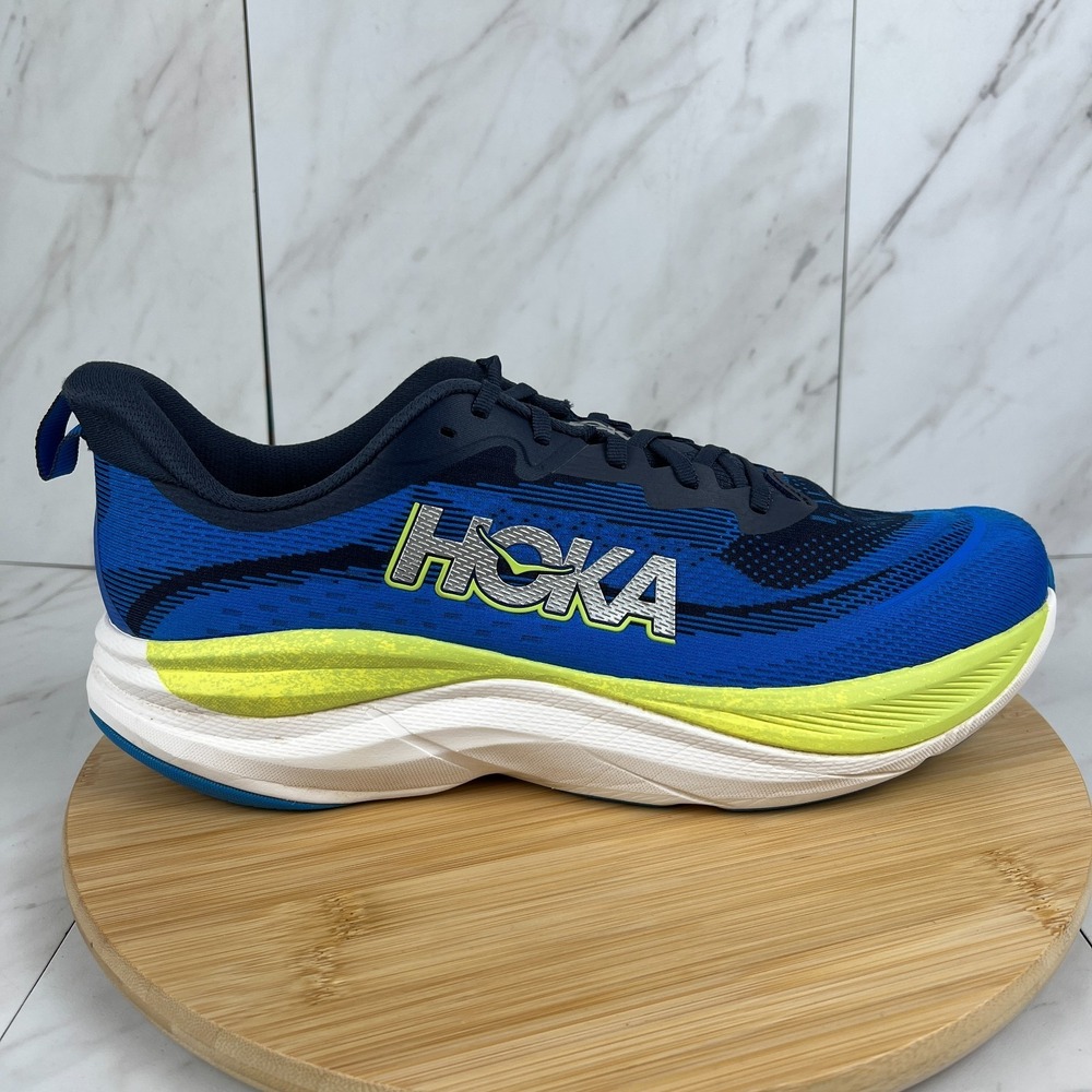 Hoka One Skyflow Mens Size 14 D Varsity Navy Electric Blue Running Shoe 1155111